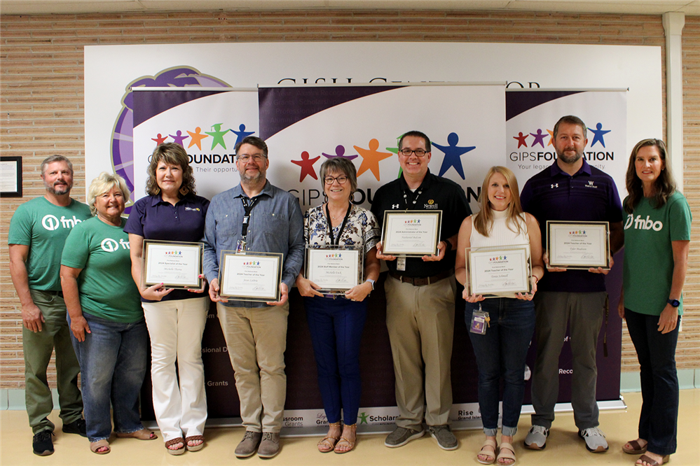 2024 GIPS Teacher of the Year Award winners.
